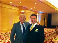 Frank Mottek with real estate giant Richard  Ziman in Downtown L.A., 2013